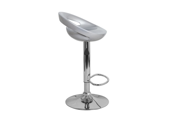 Стул барный Диско серебро