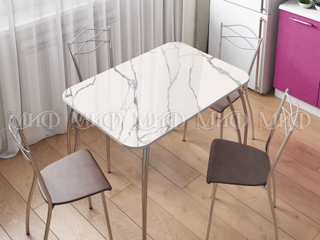 Стол Обеденный Хром Техас/Разные Цвета (Ширина 1000 мм  х Глубина 700 мм)
